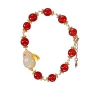 Pulseras de anillo de corazón roto, cadena de mano para mujer, pulsera ajustable retro para mujer, estilo antiguo, pulseras de cuentas de transferencia, joyería para hombre, talla única, Resina, No es