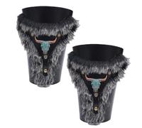 Pulseras de brazo cosplay, guardias de brazos medievales | 1 par de brazaletes para la protección armado armado artificial | Disfraz de muñeca de muñeca Padre novio protección 'antebrazo pe, Consulte