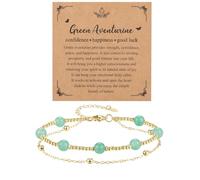 Pulseras de Cristal de Chakra, Cristales, Piedras Preciosas, Cuentas de Oro, joyería de Chakra, Regalos para Mujeres, mamá, Damas, San Valentín, cumpleaños, Navidad