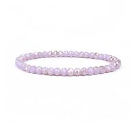 Pulseras de cristal for mujer, pulseras elásticas de cristal transparente for hombre, joyería de piedra natural, regalo, cuentas de 5,6mm-17cm de cristal Inicio Colecciones ( Color : 4 , Size : 6mmBea
