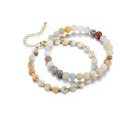 Pulseras de Cristal Regalos de joyería para Mujeres, Estiramiento con Cuentas de Piedras Preciosas de corazón para Mujeres Regalos espirituales de Reiki para meditación de Yoga con energía Positiva
