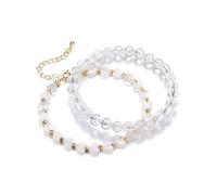 Pulseras de Cristal Regalos de joyería para Mujeres, Estiramiento con Cuentas de Piedras Preciosas de corazón para Mujeres Regalos espirituales de Reiki para meditación de Yoga con energía Positiva