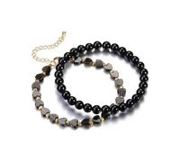 Pulseras de Cristal Regalos de joyería para Mujeres, Estiramiento con Cuentas de Piedras Preciosas de corazón para Mujeres Regalos espirituales de Reiki para meditación de Yoga con energía Positiva