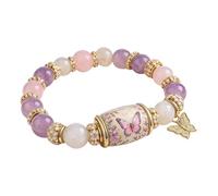 Pulseras de cuentas de colores inspiradoras para fuerza, esperanza y alegría, bendiciones de primavera, joyería para mujeres, mamá, amigas