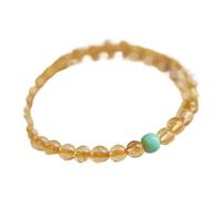 Pulseras de cuentas, pulseras de protección para hombres para hombres, cuarzo rutilado natural turquesa luz simple pulsera de lujo feng shui fortuna elástica brazalete afortunado brazalete reiki