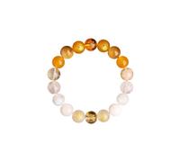 Pulseras de feng shui con cuentas de cristal, cinco elementos de las pulseras de Dios de la riqueza atraen ricos afortunados para los hombres, las mujeres, las piedras naturales estiran la pulsera