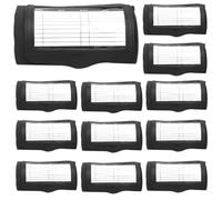 Pulseras de fútbol para jugar, 12 muñequeras de mariscal de campo para juegos, pulsera QB para adultos, 6.3 x 4.1 in / 16 x 10,5 cm, color negro, fácil de llevar, uso deportivo