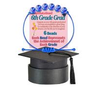 Pulseras de graduación de 5º, 6º y 8º grado, regalos para ella, él, tarjeta de graduación, regalo de felicitaciones, regalo de graduados, caja de gorra para graduación, hija, hijo, nieta, nieto