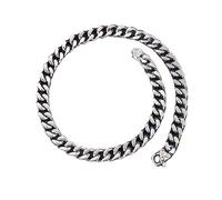 Pulseras de Hilos de Acero Inoxidable, Pulseras de la Cadena de bordillos de Punk Rock para Hombres como Regalo para Hombres, Amigos y Familiares