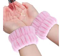 Pulseras de lavado facial, pulseras de lavado facial, bandas de lavado de muñecas, lavado de cara, pulsera de spa, toalla de muñeca para mujer, mantiene los líquidos lejos de derrames en los brazos