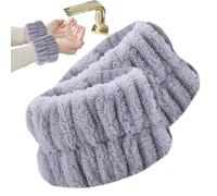 Pulseras de lavado facial, pulseras de lavado facial, bandas de lavado de muñecas, lavado de cara, pulsera de spa, toalla de muñeca para mujer, mantiene los líquidos lejos de derrames en los brazos