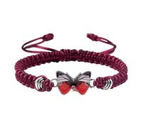 Pulseras de mariposa para pulseras de mariposa de cuerda ajustable para mujer, bonitas pulseras de mariposa, cronógrafo automático para hombre