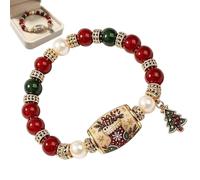 Pulseras de Navidad Joyas De Perlas Ajustables Y De Para Las De, Se référer au descriptif, Acrilonitrilo butadieno estireno, Sin gema
