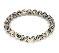 Pulseras de piedra natural para hombres y mujeres, ágata roja oscura/ópalo dendrítico/jaspe sangre de dragón/amatista de ensueño/jaspe de piel de elefante, Piedra