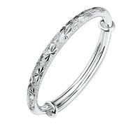 Pulseras de plata 925 hechas a mano para mujer, pulseras de circonita con símbolo del infinito, pulseras ajustables con cristal de eternidad, regalos de cumpleaños y Navidad, talla única, juegos de