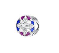 Pulseras de plata de ley 925 para hermanas, pulseras para Pandora Charms Hermana, regalos para familia, amigas, mujeres, hijas, M, Plata de ley, Circonita cúbica