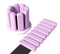 Pulseras De Silicona Con Peso Pulsera de pesas for muñeca 450/900 g, ajustable, for tobillo y, ideal for fitness, running, yoga entrenamiento en gimnasio para mujeres y hombres(Pink,225gx2)