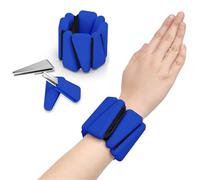 Pulseras De Silicona Con Peso Pulsera de peso ajustable for muñeca, correa silicona con for yoga, equipo universal fitness soporte para mujeres y hombres(Blue)