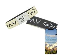 Pulseras de versículos de la Biblia, pulseras cristianas con versículos de la Biblia con música NFC, inspiradora, para llevar puesta, pulseras de fe de Jesús, banda devocional de Dios para hombres y