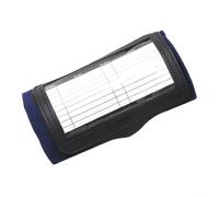 Pulseras deportivas de PVC con sistema triple de libro de jugadas, para estrategia de acceso, color negro, 17 x 10,8 cm (azul marino)