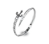 Pulseras geométricas abiertas de espadas, elegantes pulseras de moda para mujeres que buscan estilos sofisticados, aleación única