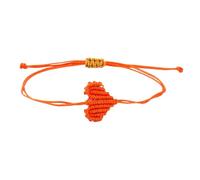 Pulseras hechas a mano para parejas, inspiradas en cordón trenzado, dije de corazón, suave, fácil de usar, joyería a juego, accesorio de pulsera de moda para parejas, talla única, como se describe