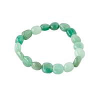 Pulseras Hombre, Pulseras De Piedra De Jade Verde Natural Bohemia Gemstone Chip Beads Chakra Pulseras Energía Elástica Brazaletes Equilibrio Joyería De Yoga para Mujeres Hombres