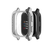 Pulseras Magneticas Para Hombre Caja de reloj de total galvanizada de TPU para Venu Sq/Venu SQ Music Complete 360 Preservación de magnitud Pulsera Para Mujeres Embarazadas (Dark Gray, One Size)