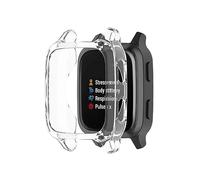 Pulseras Magneticas Para Hombre Caja de reloj de total galvanizada de TPU para Venu Sq/Venu SQ Music Complete 360 Preservación de magnitud Pulsera Para Mujeres Embarazadas (Clear, One Size)