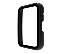 Pulseras Magneticas para Hombre Cubierta Protectora de Pantalla Adecuada para Watch FIT y Honor Watch ES Glass Case + Film Smart Watchband Cubierta Protectora Pulseras De Goma (Black, One Size)