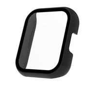 Pulseras Mareo Funda Protectora de Pantalla Adecuada para Realme Watch S100 Funda de Cristal + película Correa de Reloj Inteligente Funda Protectora Pulsera Magnética para Sujetar (Black, One Size)