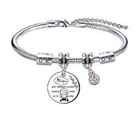 Pulseras Mejores Amigas, Pulsera de Amistad, Regalo Original para Amigas y Mujer, Detalle Sentimental Ideal para Cumpleaños, Reyes, Navidad y Ocasiones Especiales, Accesorio Delicado para Compartir