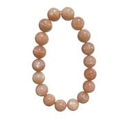 Pulseras Mujer Arbol De La Vida, Brazalete De Piedra Lunar Naranja Natural Pulsera De Cuentas De Cadena Redonda De Moda Brazalete De Chakra De Yoga Pulsera De Piedras Preciosas Pulsera Lucky Balance