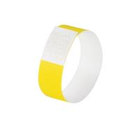 Pulseras para eventos súper suaves en amarillo neón (120 unidades)
