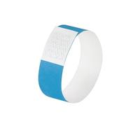 Pulseras para eventos supersuaves azul neón (120 unidades)