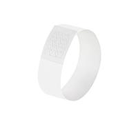 Pulseras para eventos supersuaves blancas (120 unidades)