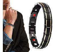 Pulseras para Hombre,Amuleto Para La Muñeca Con Imán Fuerte - Pulseras Magnéticas Fuertes Para Hombres,para Padre Novio Abuelo Hijo Esposo Familia Amigos Compañeros de Trabajo Navidad Cumpleaños