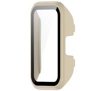 Pulseras Para Hombres Con Estilo Estuche protector para Band 8 con PC y cubierta de cuerpo completo de material de vidrio para Ultimate Watch Case Pulseras Para Paquete De Variedad (White, One Size)