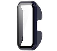 Pulseras Para Hombres Con Estilo Estuche protector para Band 8 con PC y cubierta de cuerpo completo de material de vidrio para Ultimate Watch Case Pulseras Para Paquete De (Dark Blue, One Size)