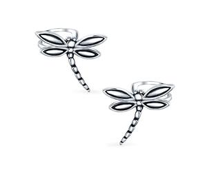 Pulseras Para Las Orejas De Mariposa Libélula Luciérnaga Cartílago Envoltura Hélice Sin Perforar Para Mujeres Adolescentes Plata Esterlina .925