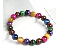 Pulseras para mujer Pulsera de cristal Joyería Energy rystal Pulsera de yoga Drop-Colorful_6mm Beads