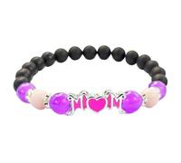 Pulseras para mujer, pulseras luminiscentes para hombres, pulseras elásticas para mujer, pulseras elásticas para mujer, pulsera de cuentas para el día de la madre, joyería de cuentas para cumpleaños