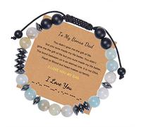 Pulseras para niñas, pulsera de moda para hombre y niño, pulsera para novio, marido, mi hombre, mi alma gemela, papá, hijo, nieto, abuelo, niño, recuerdo, cinturón, tarjeta para regalo, talla única