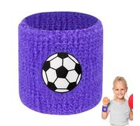 Pulseras para niños, muñequeras multicolores para niños, muñequeras de fútbol de dibujos animados para niños, muñequeras deportivas para entrenamiento, entrenamiento, tenis, baloncesto, fútbol, banda