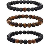 Pulseras Piedras Naturales,Pulseras De Cristal Natural Hechas A Mano Para Mujer, Brazaletes Con Cuentas De Piedras Preciosas, Elásticos, Con Amuleto De La Suerte, Para Reiki Y Yoga, Joyería De Chak