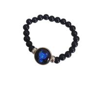 Pulseras Piedras Naturales,Pulseras Del Zodíaco Para Mujeres Y Hombres, Pulsera De Cuentas De Piedras Preciosas Naturales, Signo Zodiacal, 12 Constelaciones, Brazaletes Del Horóscopo, Pulseras De C