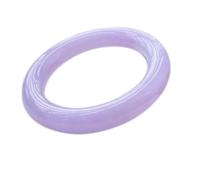 Pulseras, Pulsera De Jade Para Mujer, Brazalete De Jadeíta Púrpura Auténtica, Pulsera De Jadeíta Birmana Natural, Redonda, Grado A, Violeta,Púrpura,63mm