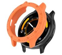 Pulseras Reloj Inteligente Funda de Media Funda de TPU Duradera y Ligera para una conservación Compatible con Reloj Inteligente electrónico Reloj Inteligente Niño 7 Años (Orange, One Size)
