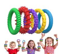 Pulseras Sensory Fidget Stretchy - Pulseras Fidget 5pcs Pulseras sensoriales para Elasgia Elástica Small Invention Small Invention, Calmar y Silenciosas Juguetes de invención, Precio en Clase