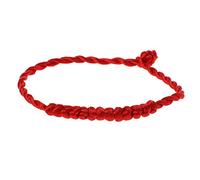 Pulseras simples de cuerda roja trenzada de la suerte para protección, buena suerte para el éxito, amuleto, joyería, decoración, regalo de amistad para mujeres, color rojo, oro, talla única, como se